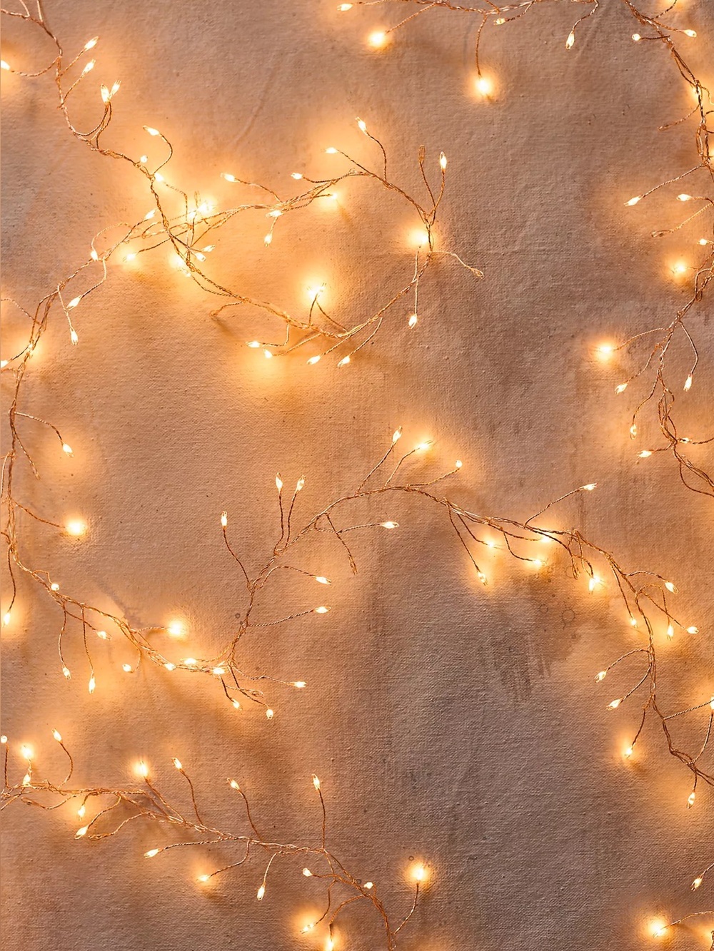NWOT Anthropologie Stargazer Tendril Vine Lights 40 ft Rose Gold - Picture 2 of 8